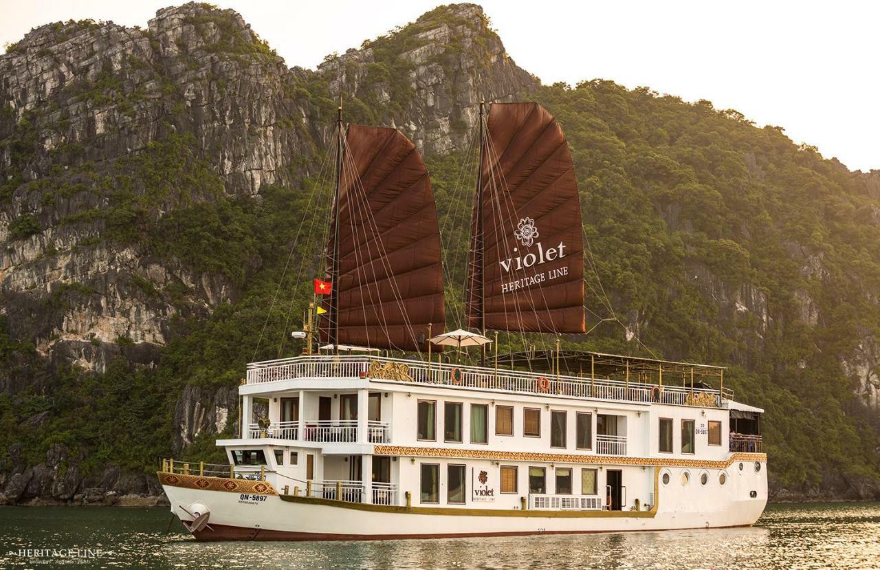 Heritage Line Violet Cruise - Halong Bay & Lan Ha Bay Ha Long Exteriör bild