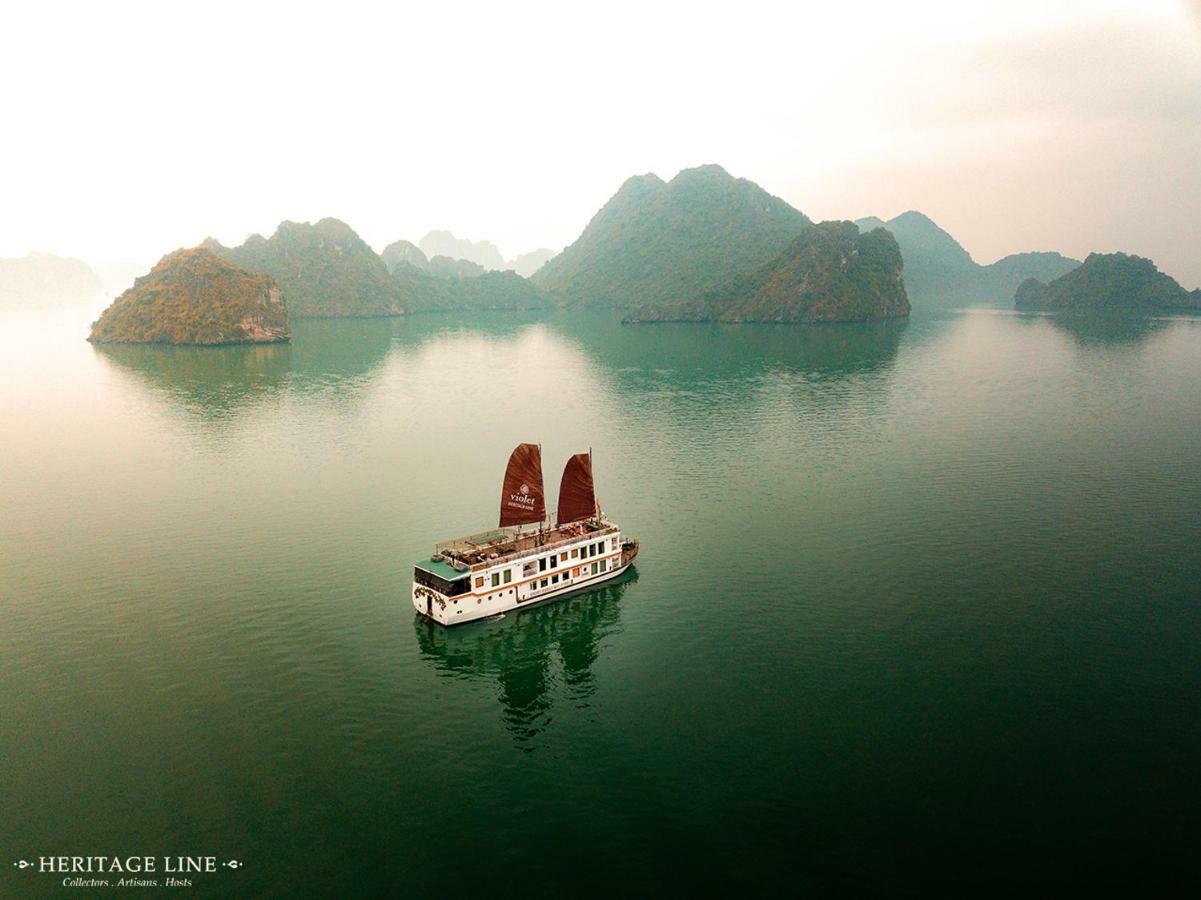 Heritage Line Violet Cruise - Halong Bay & Lan Ha Bay Ha Long Exteriör bild